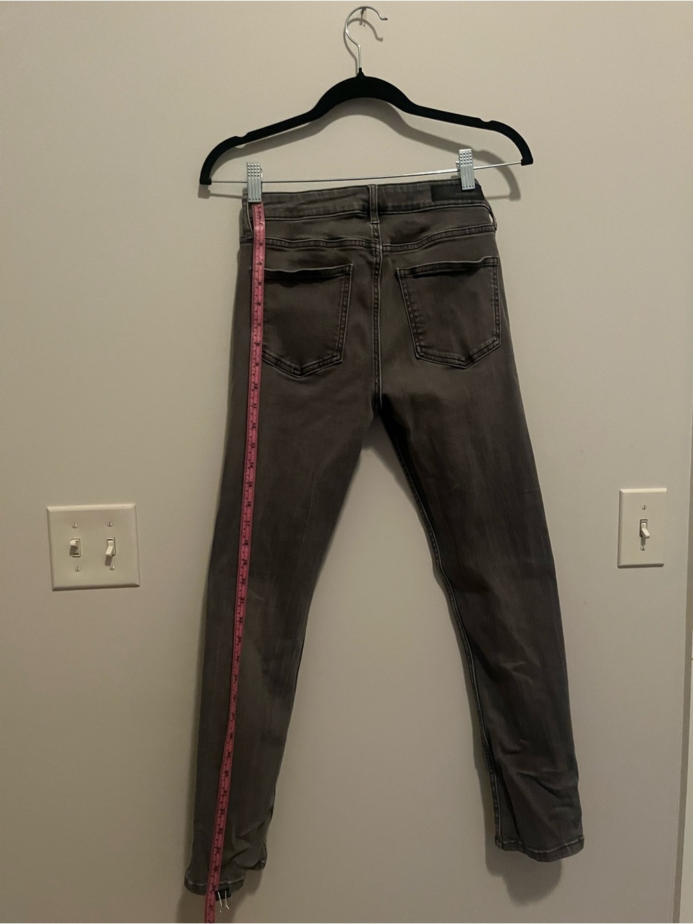 Calvin Klein Jeans Gray Straight-Leg Women's Jeans